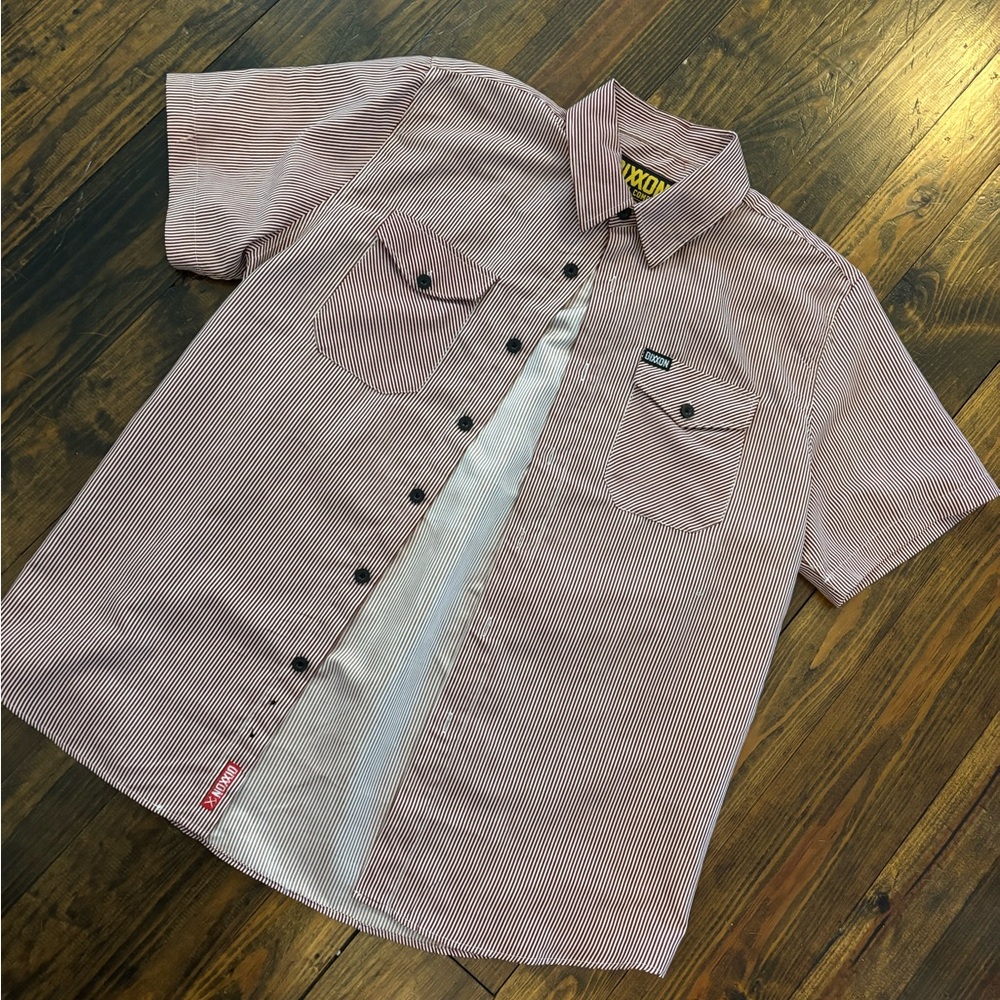 DIXXON Red Casual Button Down Shirt